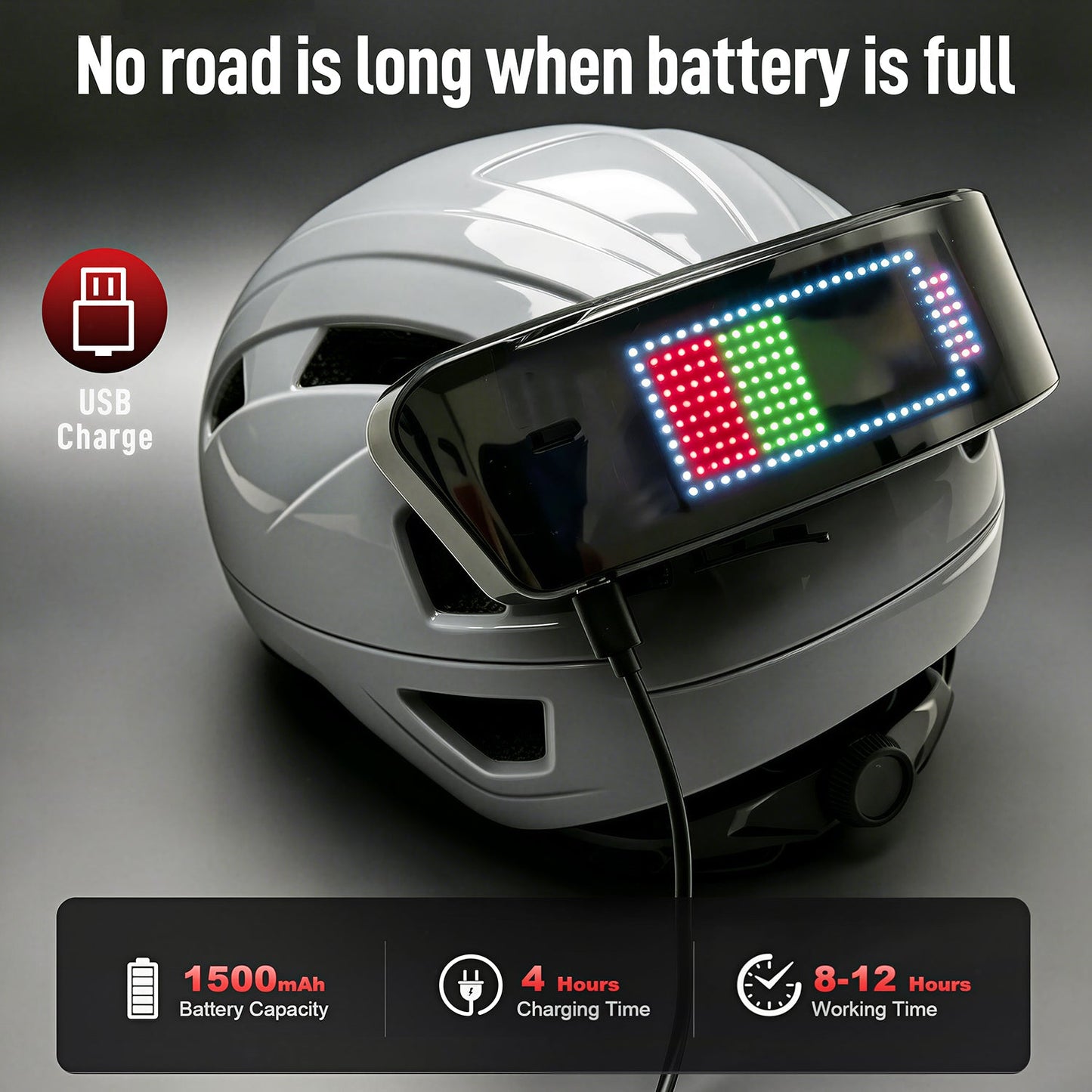 Bicycle Helmet LED Light