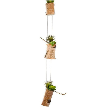 Birch Wood Flower Pots