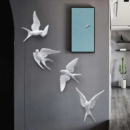 Bird Figurines Wall Decor