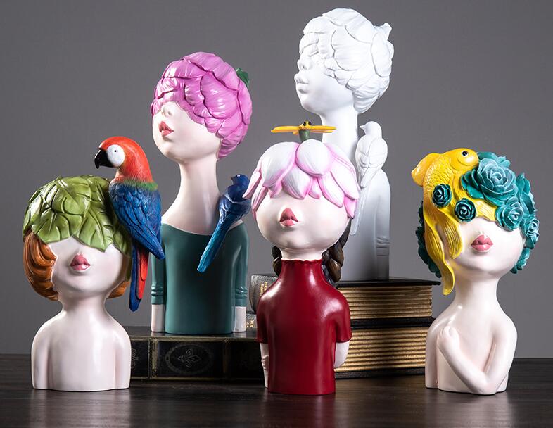 Bird Girls Figurines