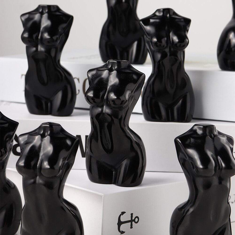 Black Obsidian Goddess Statue