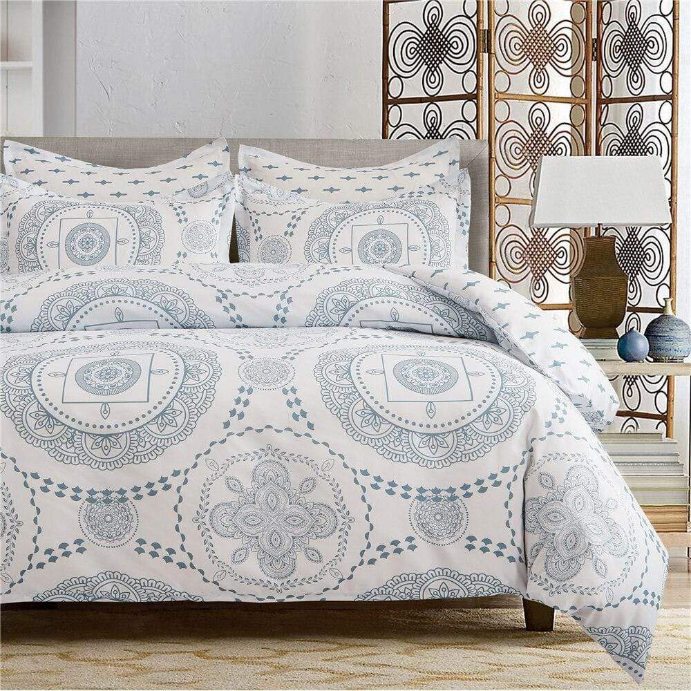 Set biancheria da letto blu mandala