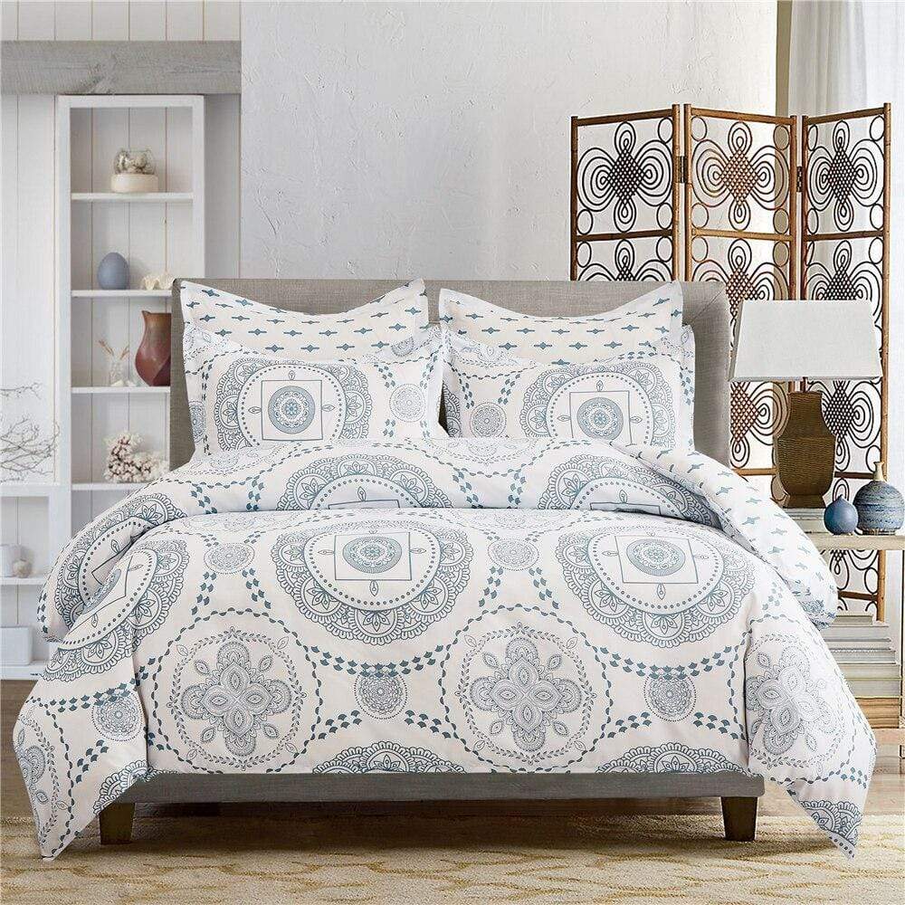 Set biancheria da letto blu mandala