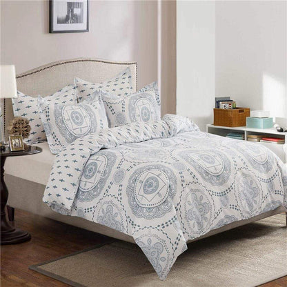 Set biancheria da letto blu mandala