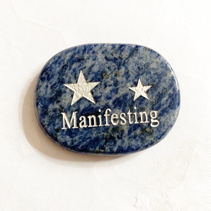 Blue Sodalite Manifesting Palmstone