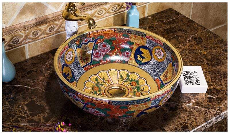 Bohemian Art Washbasin