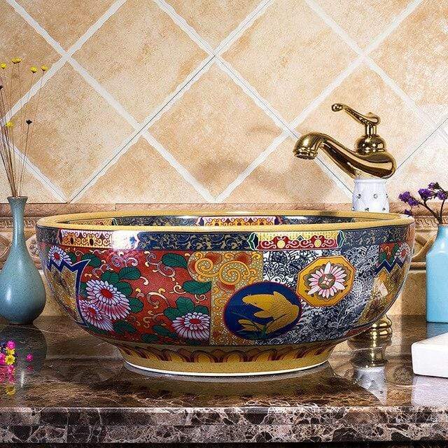 Bohemian Art Washbasin