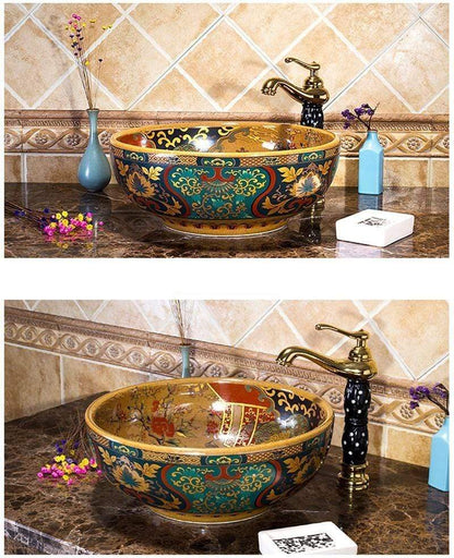 Bohemian Art Washbasin