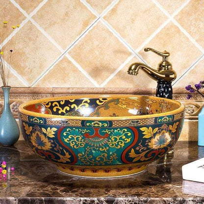 Bohemian Art Washbasin