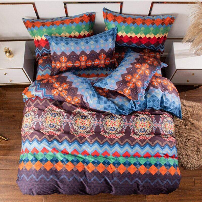 Multicolor Bohemian Bedding Set Duvet Covers & Sets