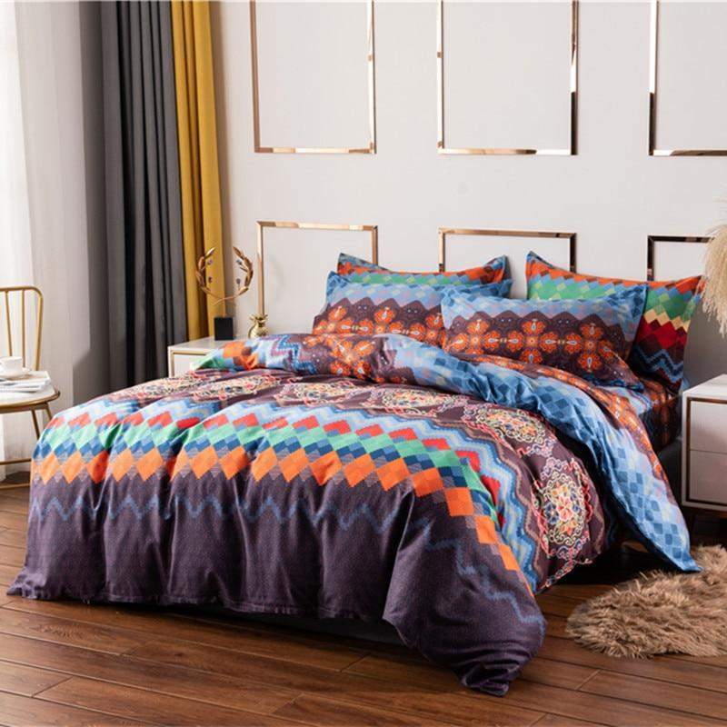 Multicolor Bohemian Bedding Set Duvet Covers & Sets