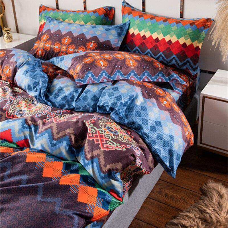 Multicolor Bohemian Bedding Set Duvet Covers & Sets