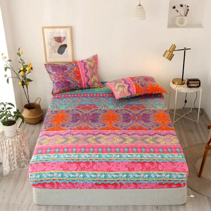 Bohemian Fitted Sheet Mattress Cover