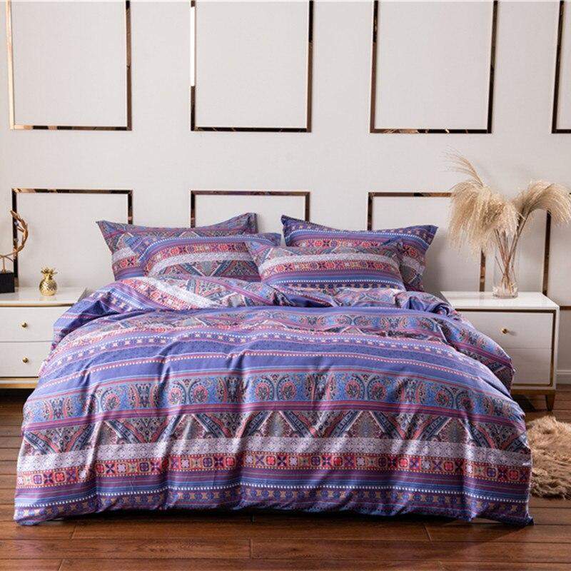 Juego de cama bohemio lila