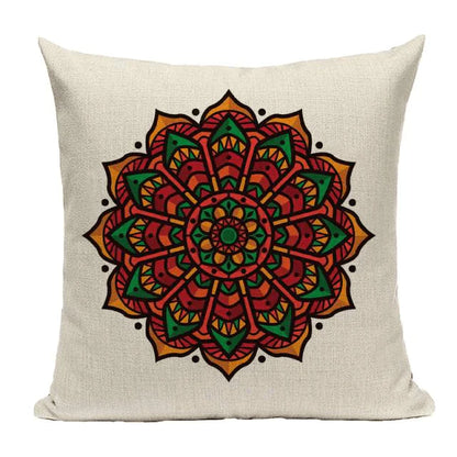 Housse de coussin Mandala Bohème