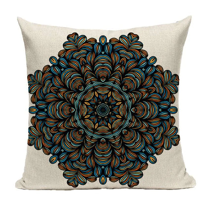 Housse de coussin Mandala Bohème