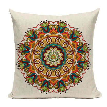 Bohemian Mandala Cushion Cover