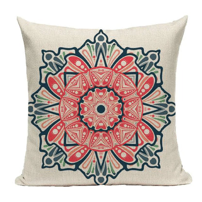 Bohemian Mandala Cushion Cover