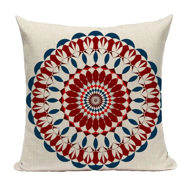 Housse de coussin Mandala Bohème