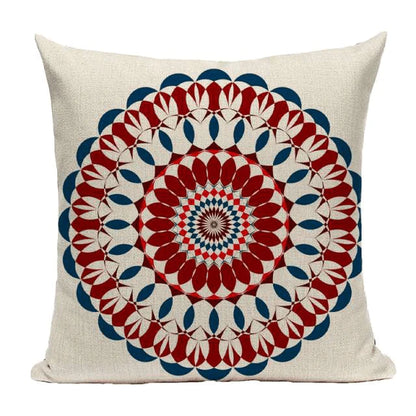 Bohemian Mandala Cushion Cover