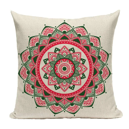 Bohemian Mandala Cushion Cover