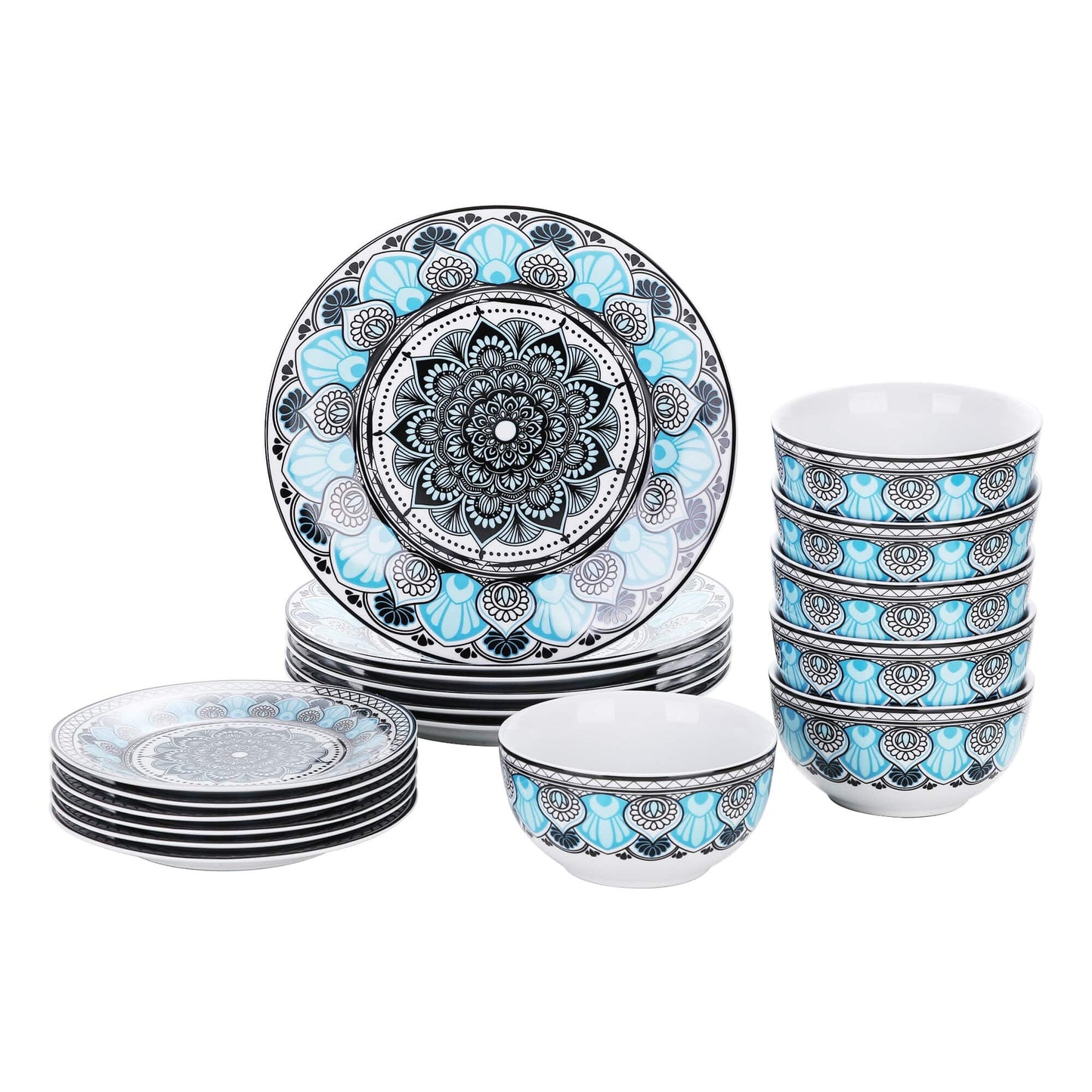 Bohemian Mandala Dinner Set