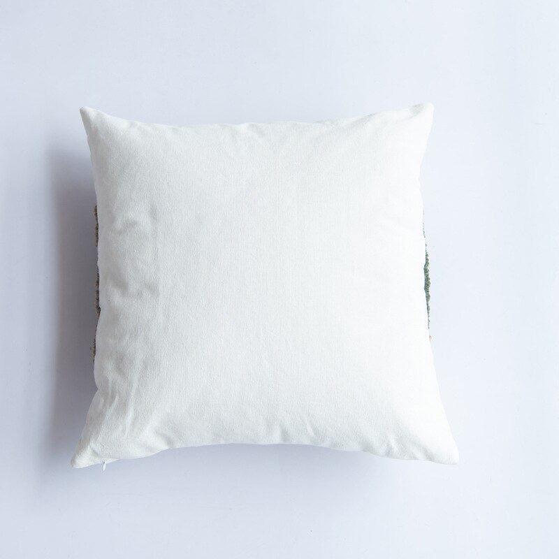 Housse de coussin lune touffetée géométrique Boho