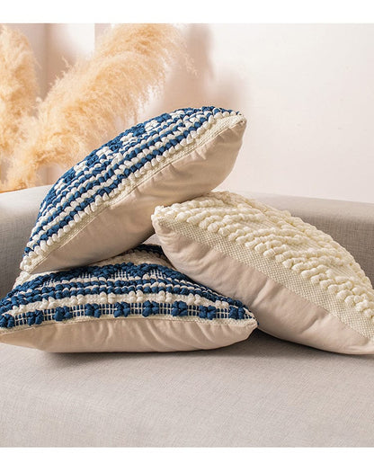 Housse de coussin à nœud fait main Boho