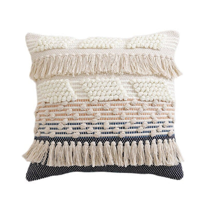 Housse de coussin à nœud fait main Boho