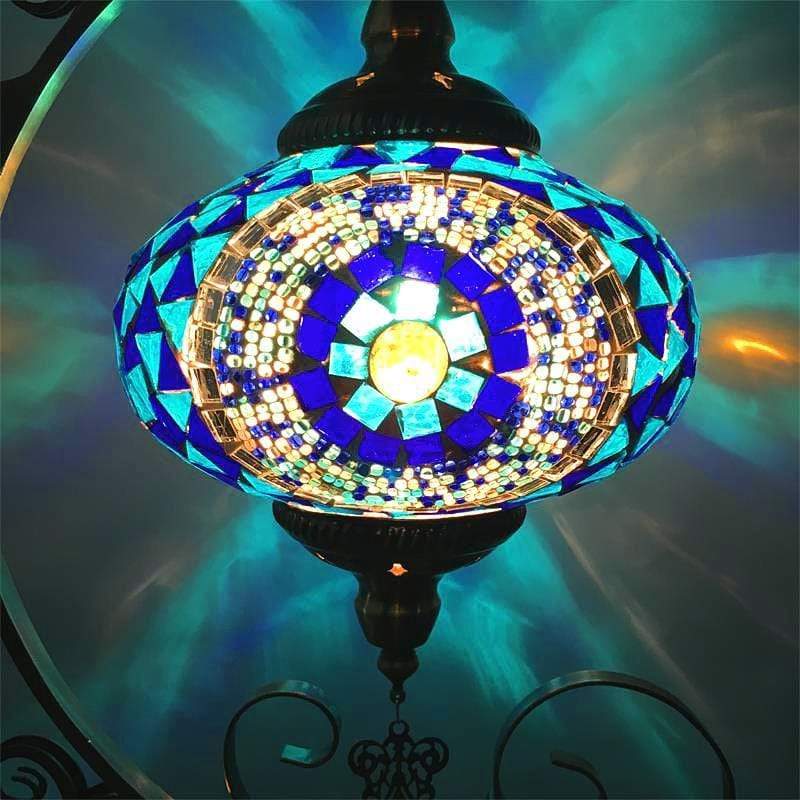 Lampe Mosaïque Boho Style Ethnique