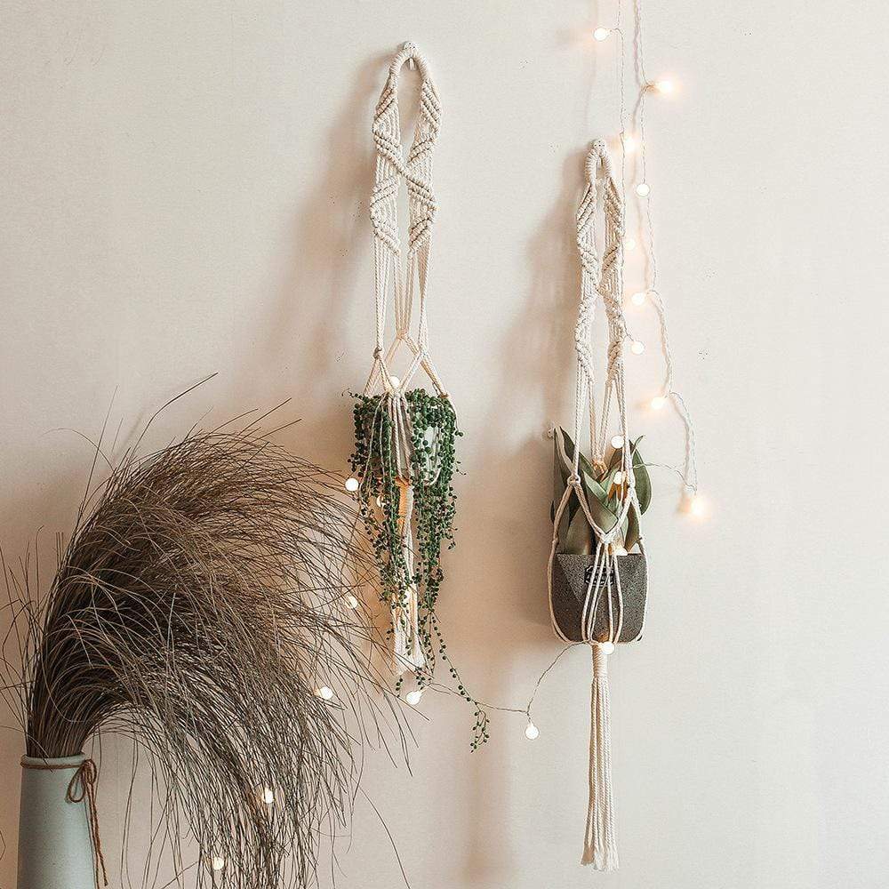 Boho Plant Tapestry Macrame