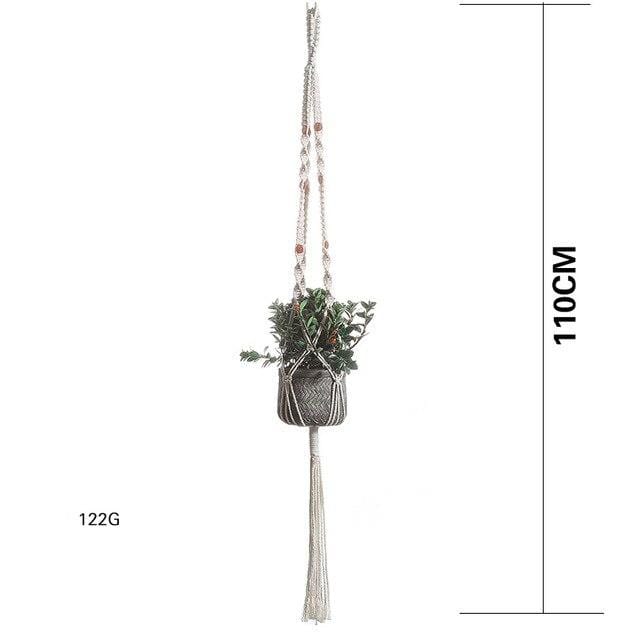 Macramé de tapisserie végétale Boho