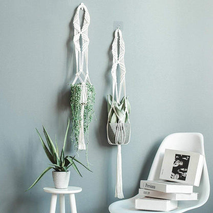 Macramé De Tapiz De Plantas Boho