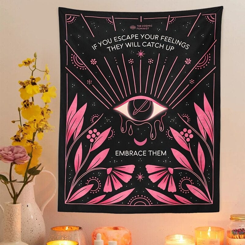 Botanical Eye Tapestry