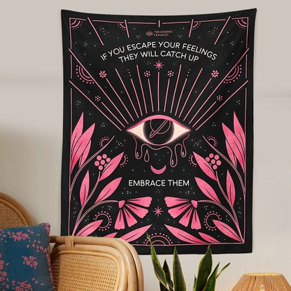 Botanical Eye Tapestry