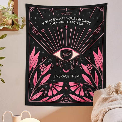 Botanical Eye Tapestry