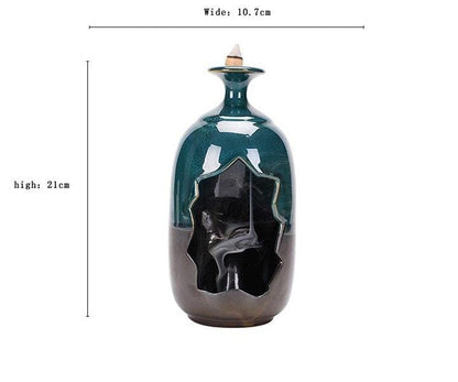 Bottle Ceramic Incense Burner