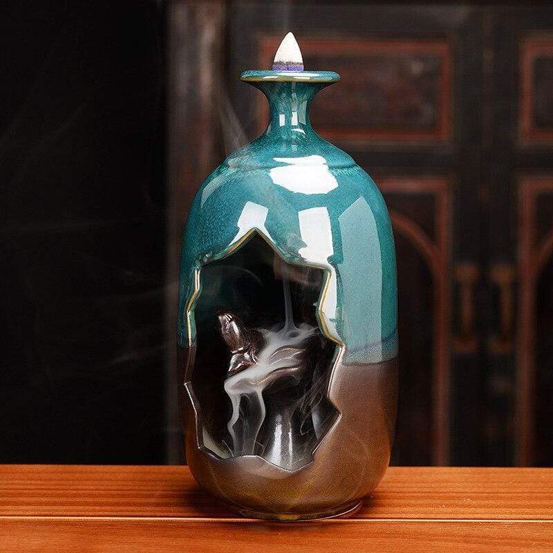 Bottle Ceramic Incense Burner