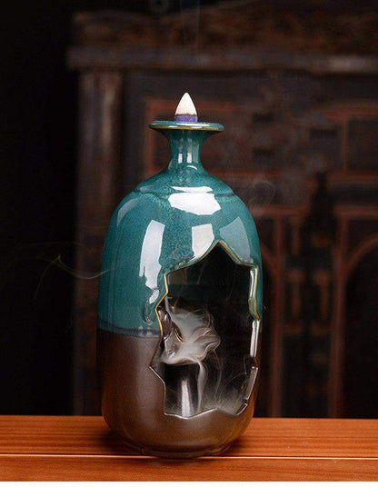 Bottle Ceramic Incense Burner