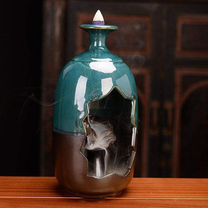 Bottle Ceramic Incense Burner