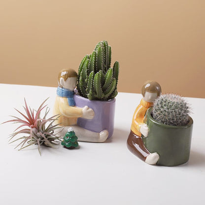 Pots succulents garçon ou fille