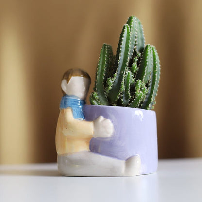 Boy or Girl Succulent Pots