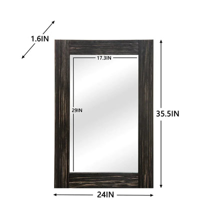 Brown Artisasset Wall Mirror