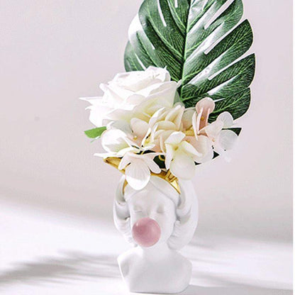 Bubblegum Girl Flower Vase