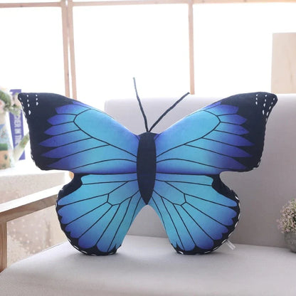 Almohadas de felpa de mariposa