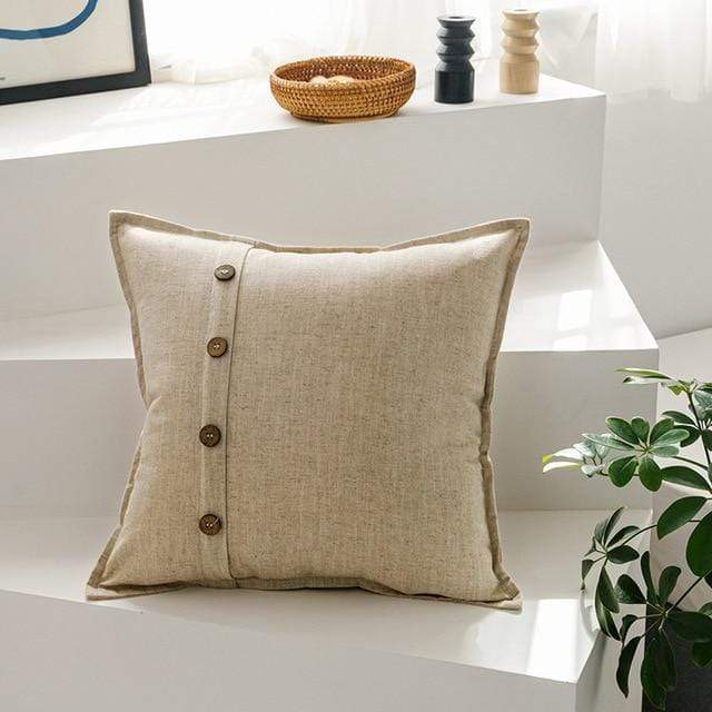 Button Pillow Covers