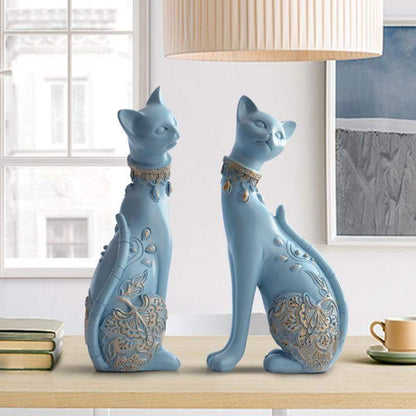 CAT FIGURINE (SET OF 2)