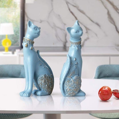 CAT FIGURINE (SET OF 2)