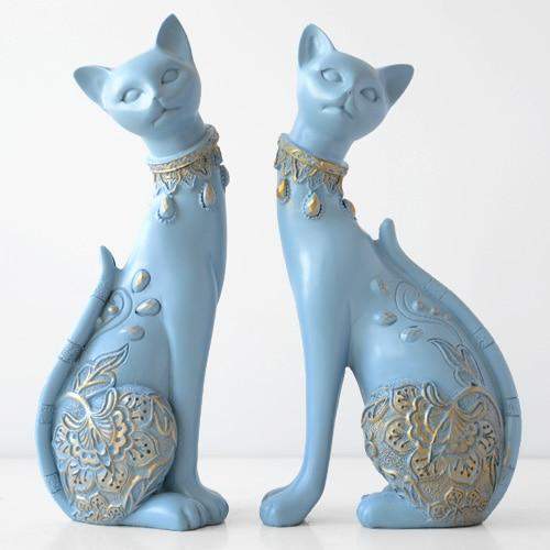 CAT FIGURINE (SET OF 2)