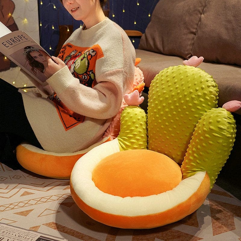 Cactus Chair Plush Pillow